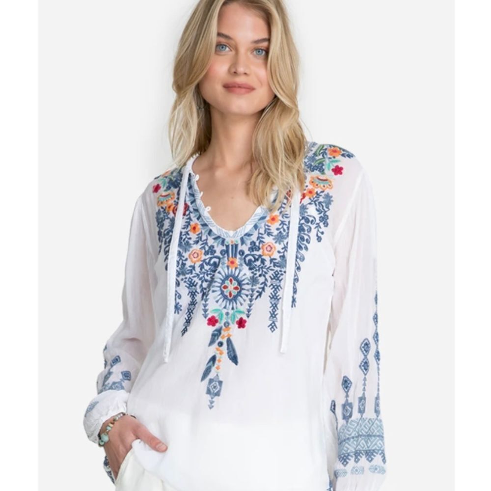 Johnny Was Chelsee Blouse XS